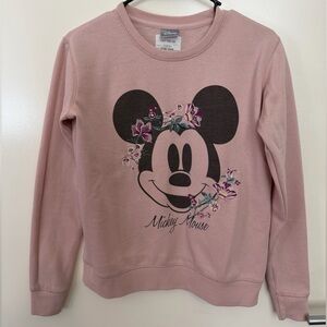 Disney Mickey Mouse Floral Sweatshirt